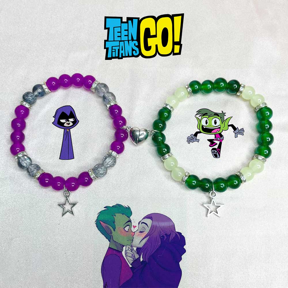 Beast Boy & Ravan Matching Bracelets