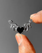 Devil Heart Wings Charm