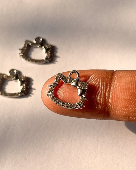 Silver Hello kitty Charm