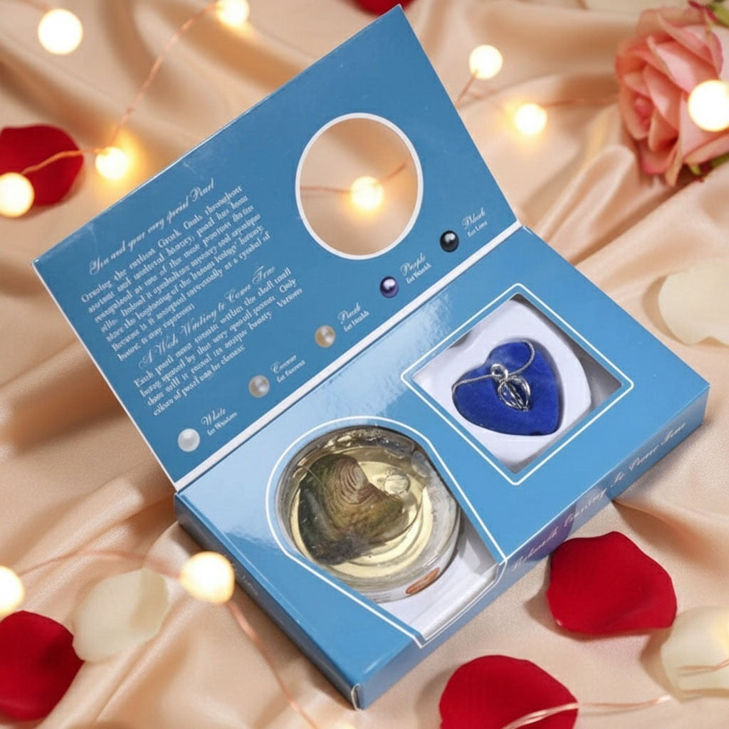 Love Pearl Necklace – Romantic Wish Pearl Jewelry for Gift & Love