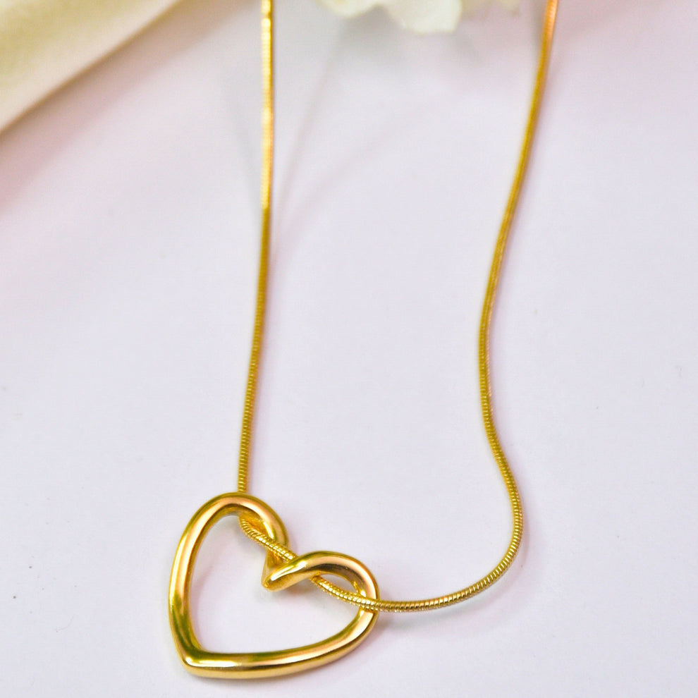 Infinite Love Heart Pendant Necklace