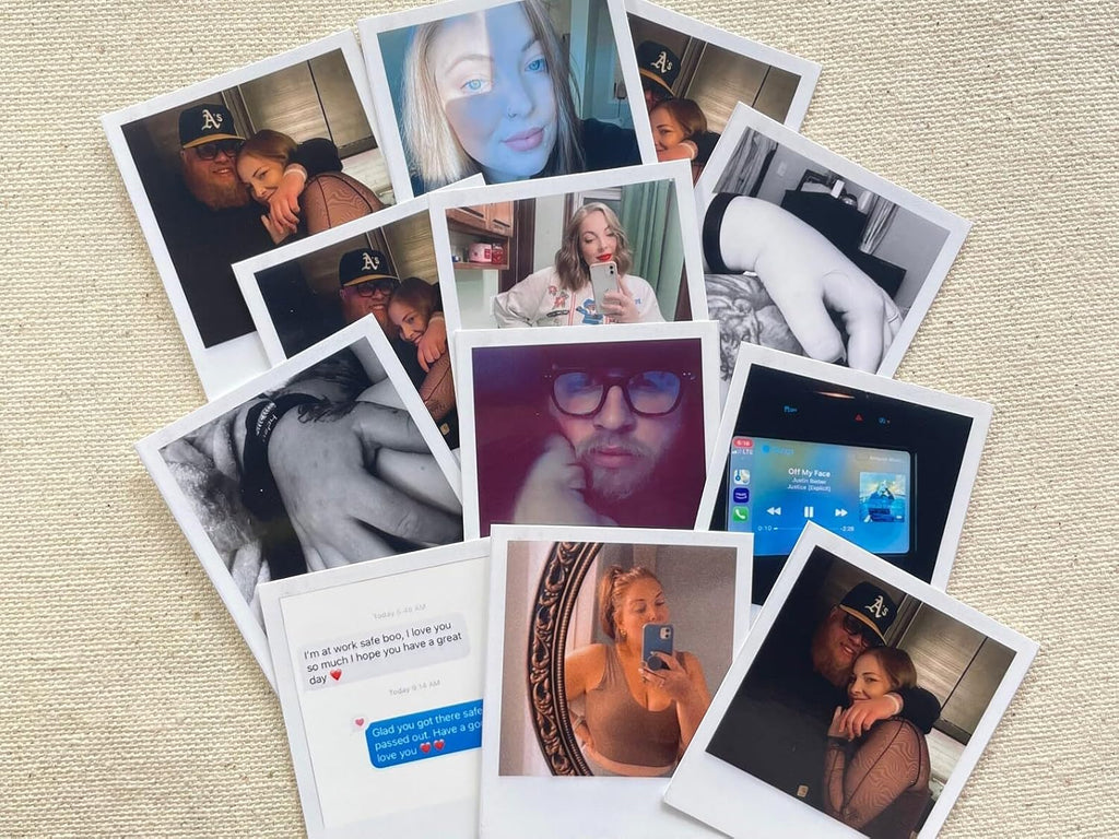 Mini Polaroid Photo Prints Set of 10 & Get 5 Memoroids free! ( Size : 3X3 Inches )
