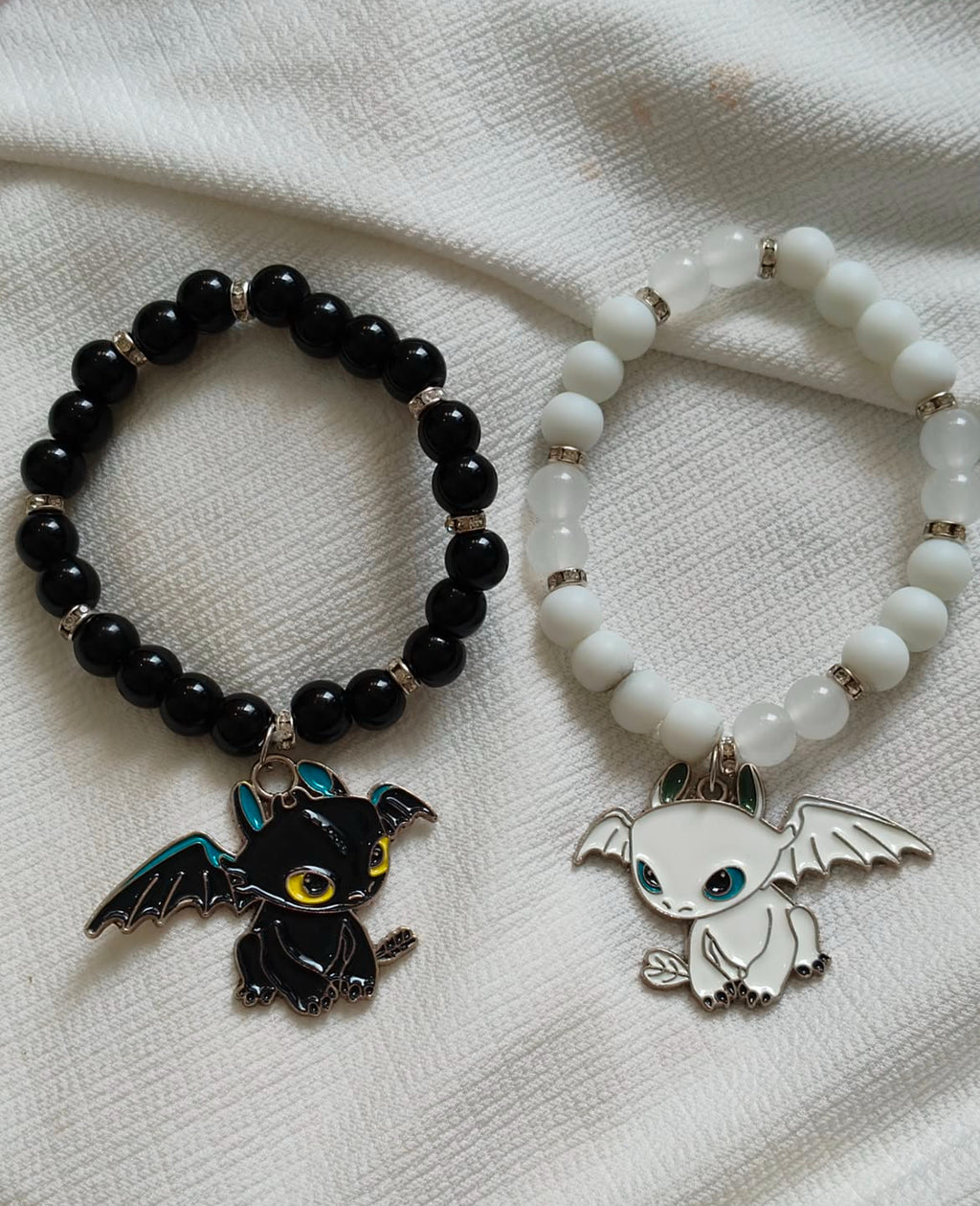 Toothless & Light Fury BFF/Couple Goal Bracelets