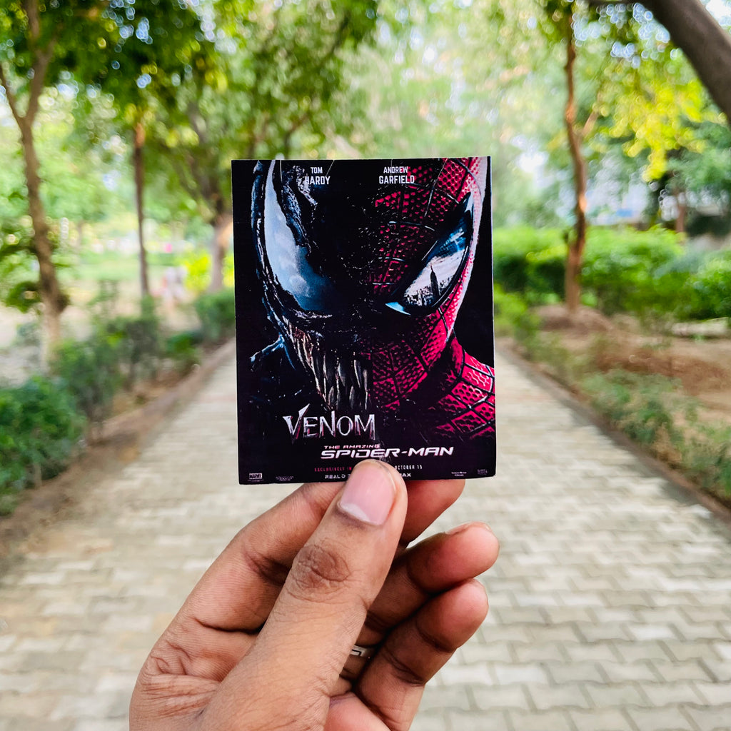 Venom & Spiderman Necklace Set | Spider Man Locket, Dual Spider Pendant with Spider Chain for Marvel Fans