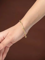 Women Gold-Plated Cuff Bracelet