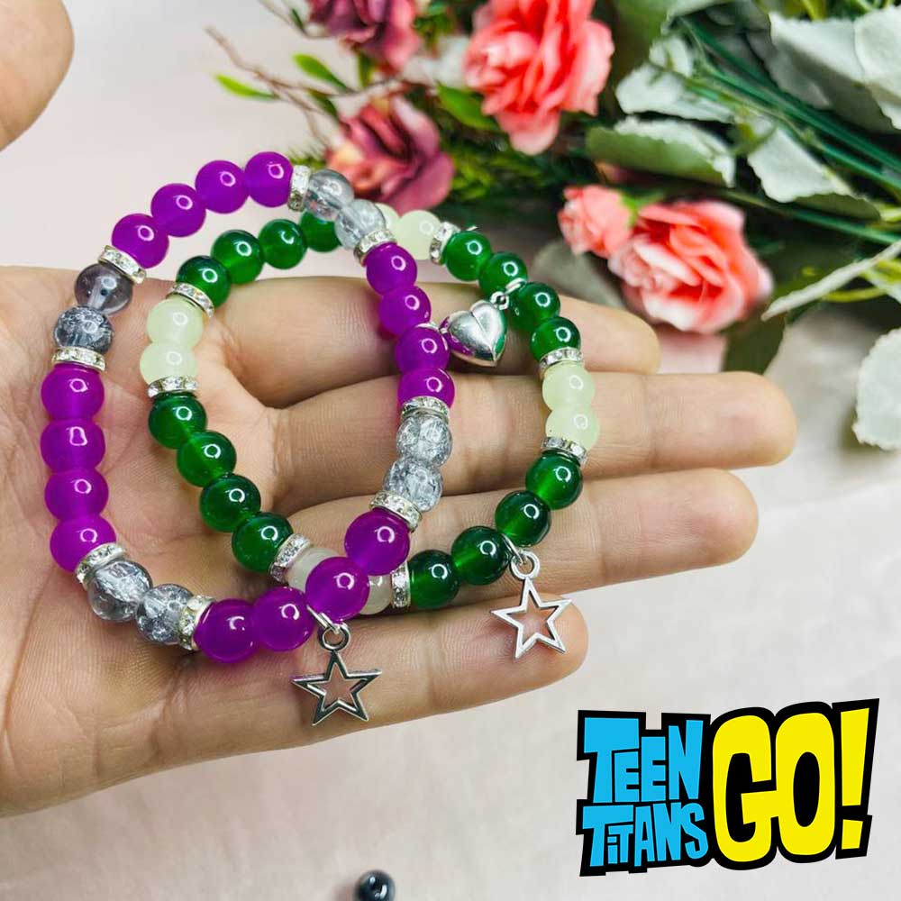 Beast Boy & Ravan Matching Bracelets