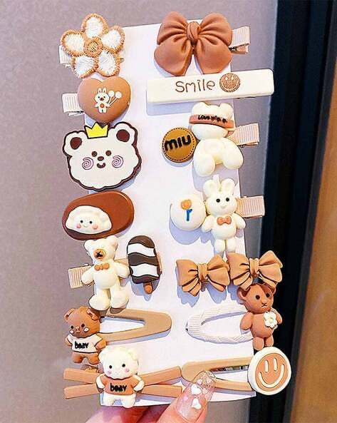 Cool Trendy Teddy Hair Clips