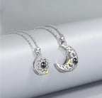 Sun And Moon - I Love You 100 Languages Necklace For Her Him Best Friends