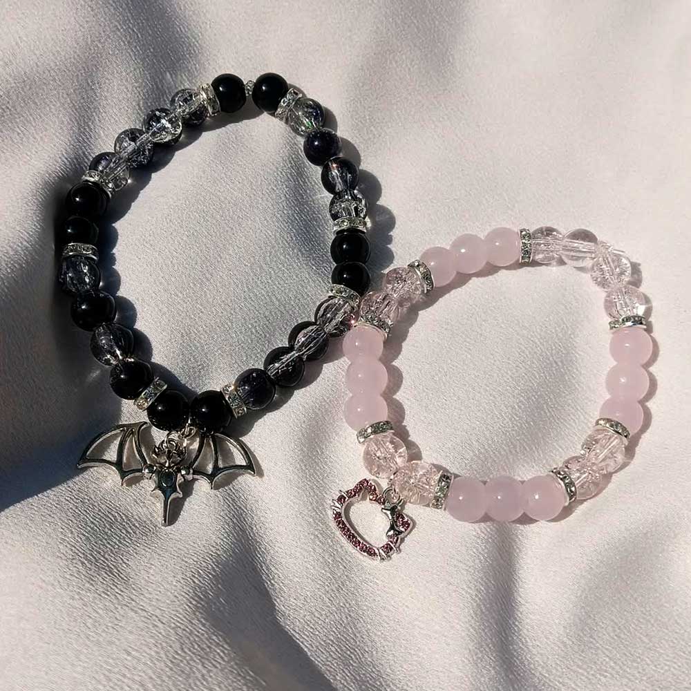 Batman & Hello Kitty Beaded Bracelets ( NBC )