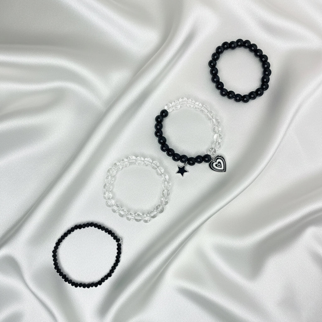 Black Heart Edition Combo Bracelets