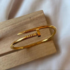 Anti Tarnish love band & Nail Cuff Bracelet