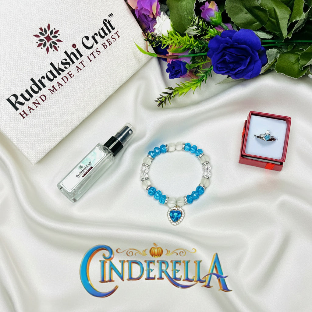 Cinderella Queen Special Hamper | Princess Cinderella Jewellery Gift Set for Girls