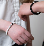 Couple Initial Magnetic Bracelet