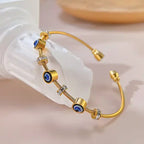 Evil Eye Bracelet - 18K Gold Plated | Waterproof | Anti-Tarnish