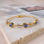 Evil Eye Bracelet - 18K Gold Plated | Waterproof | Anti-Tarnish