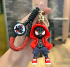 Miles Morales Black Jacket Silicon Keychain