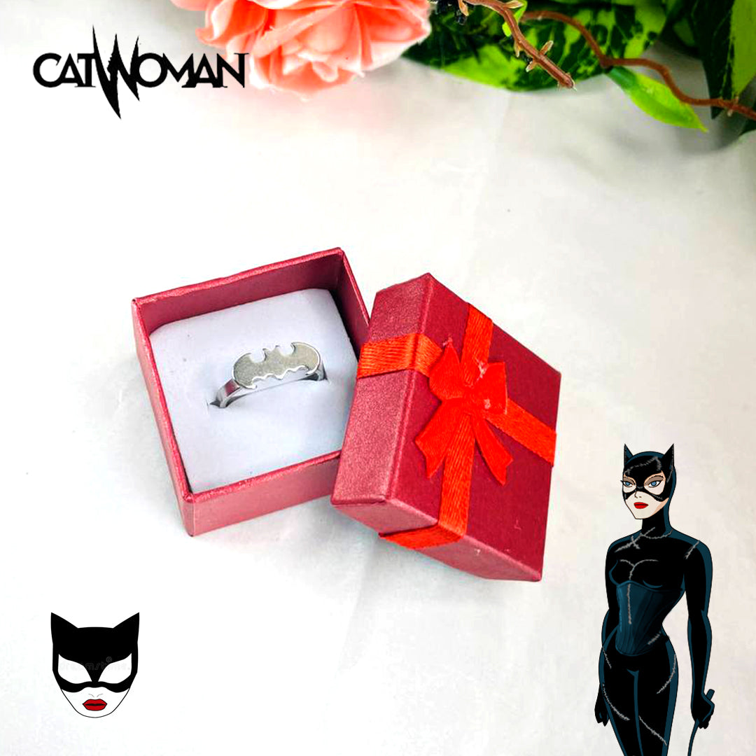Unisex Stainless Steel Cat Women Ring