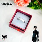 Unisex Stainless Steel Cat Women Ring