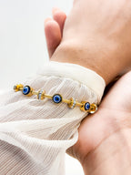 Evil Eye Bracelet - 18K Gold Plated | Waterproof | Anti-Tarnish
