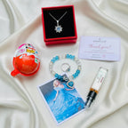 Kinder Joy Cinderella Gift Hamper | Cinderella Queen Special Jewellery & Surprise Gift Set for Girls
