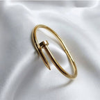 Anti Tarnish love band & Nail Cuff Bracelet