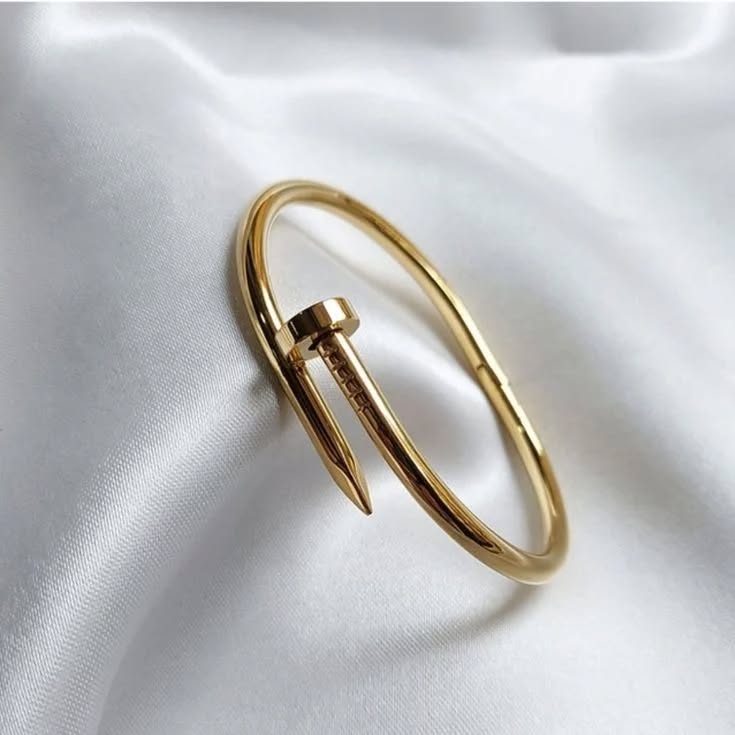 Anti Tarnish love band & Nail Cuff Bracelet