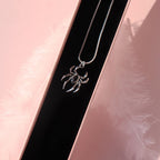 Miles Morales Spiderman Necklace | Spider Man Locket with Black Stone Spider Pendant & Snake Chain