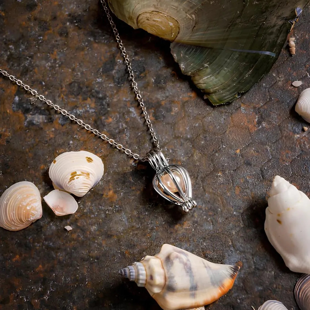 Love Pearl Necklace Set | Hidden Pearl Surprise Gift