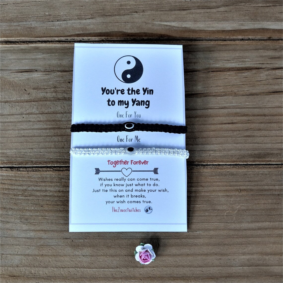 Evil Eye Yin Yang Couples' Bracelet Set