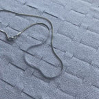 Silver Stainless Steel Snake Chain Men Necklace