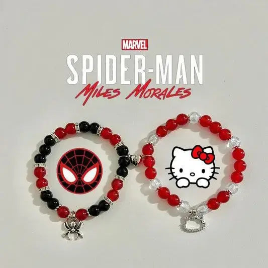 Miles Morales X Hellow Kitty Matching Bracelets