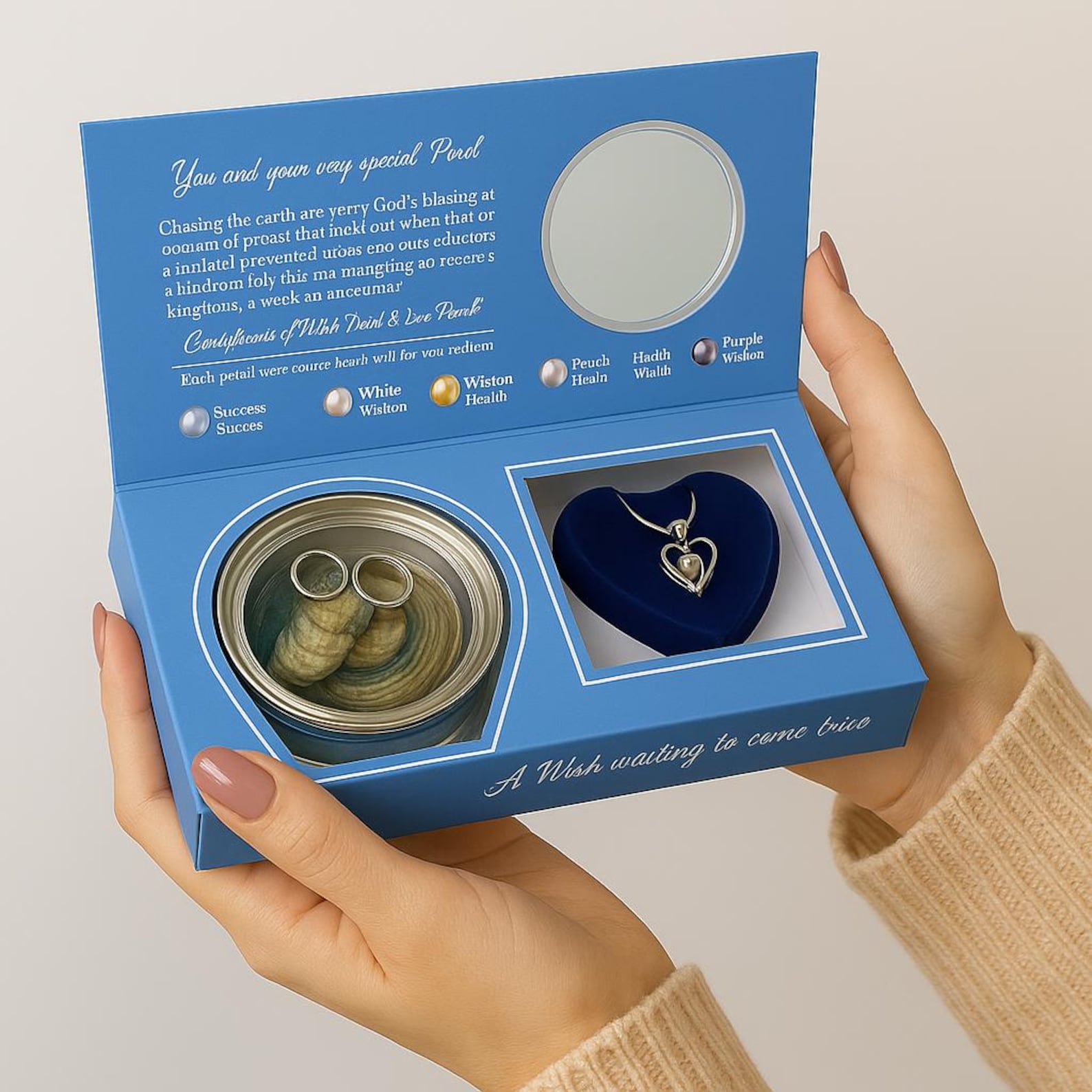 Love Pearl Necklace – Romantic Wish Pearl Jewelry for Gift & Love